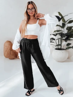 Dámske voľnočasové nohavice so širokými nohavicami LOVETRIP black FashionStreet UY2635