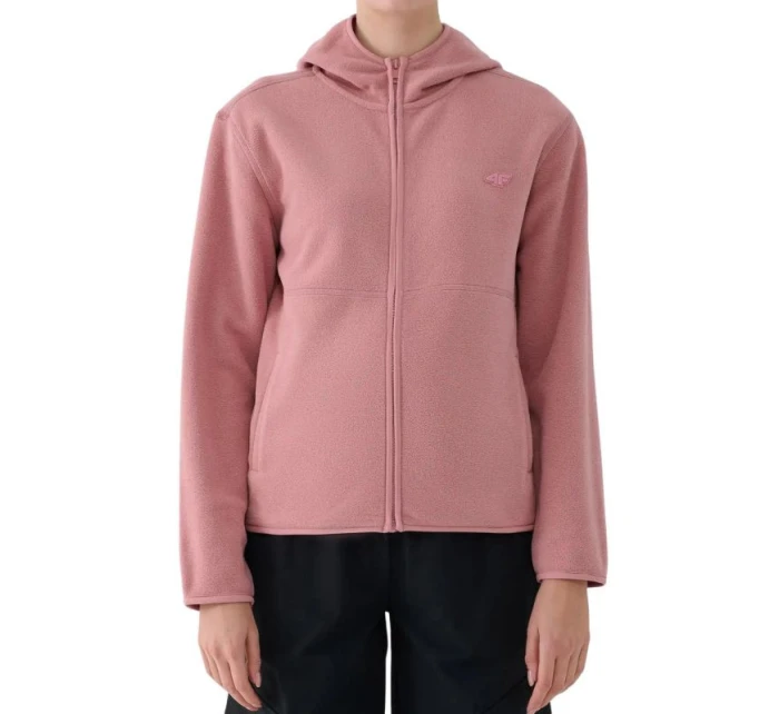 Fleecová mikina s kapucňou 4F W 4FWAW25TFLEF355 56S