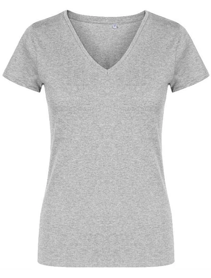 Promodoro 1525 Dámske tričko X.O s výstrihom do V 40.1525 heather grey Promodoro 1525 Dámske tričko X.O s výstrihom do V 40.1525 heather grey