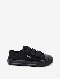 Dětské tenisky na suchý zip Big Star model 22069682 Černé - Big Star Shoes