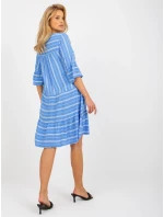 Dámské šaty model 18132711 modré - FPrice