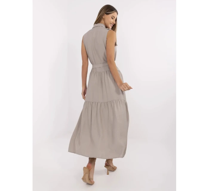 Sukienka MI SK model 21151298 szary - FPrice Sukienka MI SK model 21151298 szary - FPrice