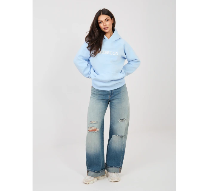 Bluza RV BL model 22022420 jasny niebieski - FPrice Bluza RV BL model 22022420 jasny niebieski - FPrice