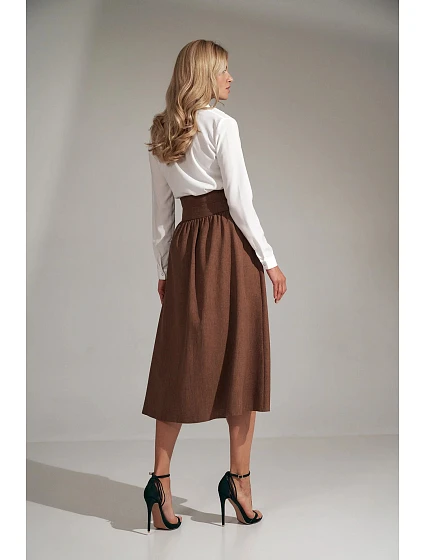 Sukně model 18220657 hnědá - Figl