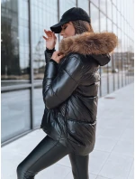 Dámská prošívaná zimní bunda černá Dstreet model 21971477 - FashionStreet