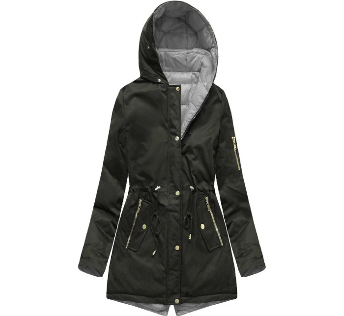 DWUSTRONNA ZIMOWA PARKA DAMSKA Z KAPTUREM model 21242265 - S'WEST