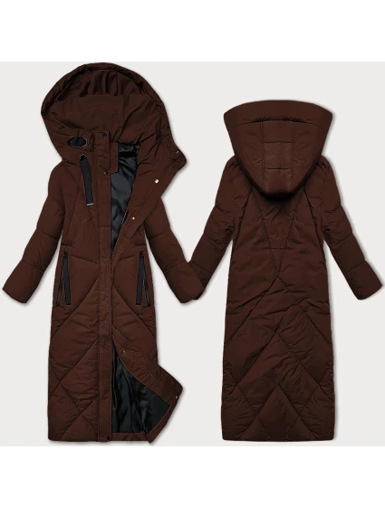 Zimowa kurtka damska do brązowa model 21337688 - J.STYLE Zimowa kurtka damska do brązowa model 21337688 - J.STYLE