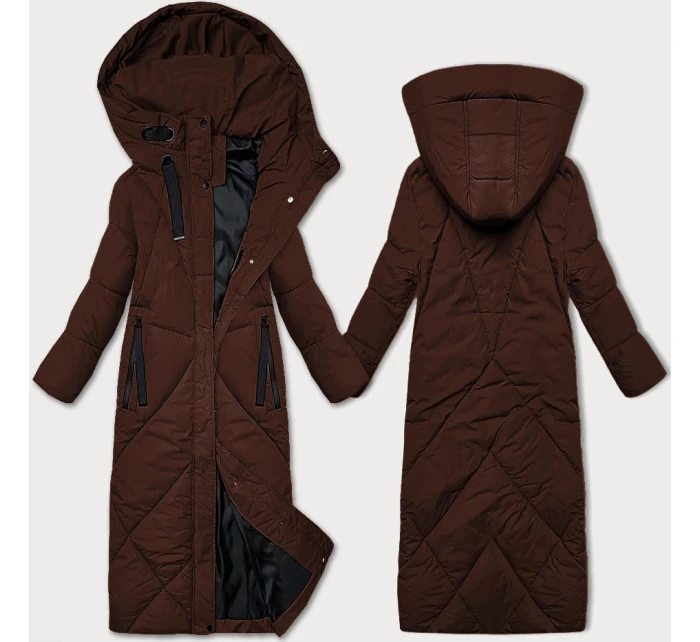 Zimowa kurtka damska do brązowa model 21337688 - J.STYLE Zimowa kurtka damska do brązowa model 21337688 - J.STYLE