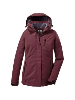 Killtec KOW 170 WMN JCKT Dámsky kabát s kapucňou bordó (38030/445)