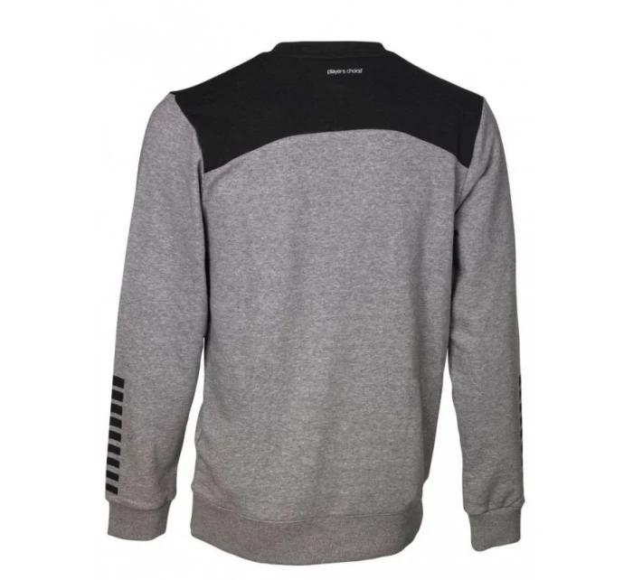 Select Oxford mikina M T26-01787 sivá/čierna