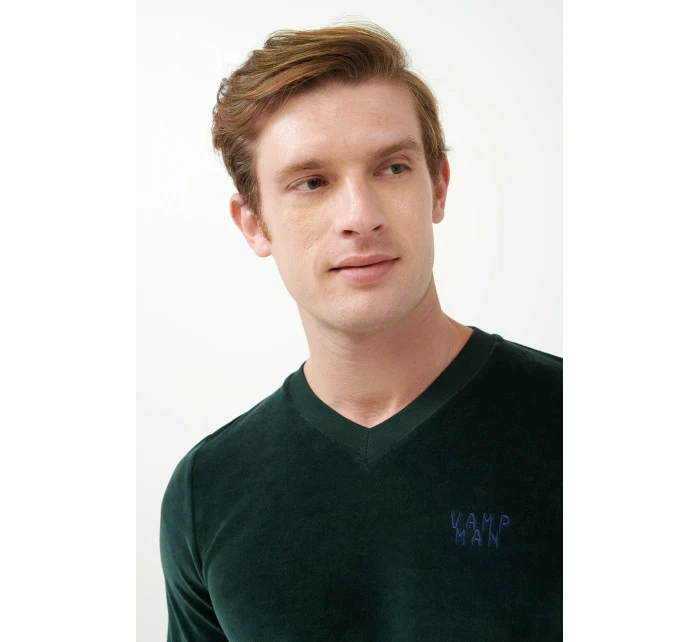 Vamp - Klasické zamatové pyžamo 21715 - Vamp