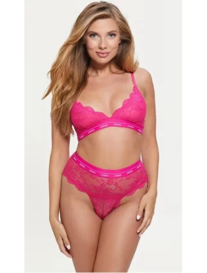 Dámska podprsenka braletka O0BC00PZ01C A604 malinová - Guess Dámska podprsenka braletka O0BC00PZ01C A604 malinová - Guess