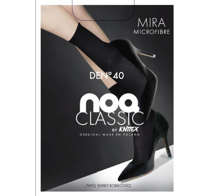 Dámske ponožky Mira 40 deň čierna - NOQ Knittex