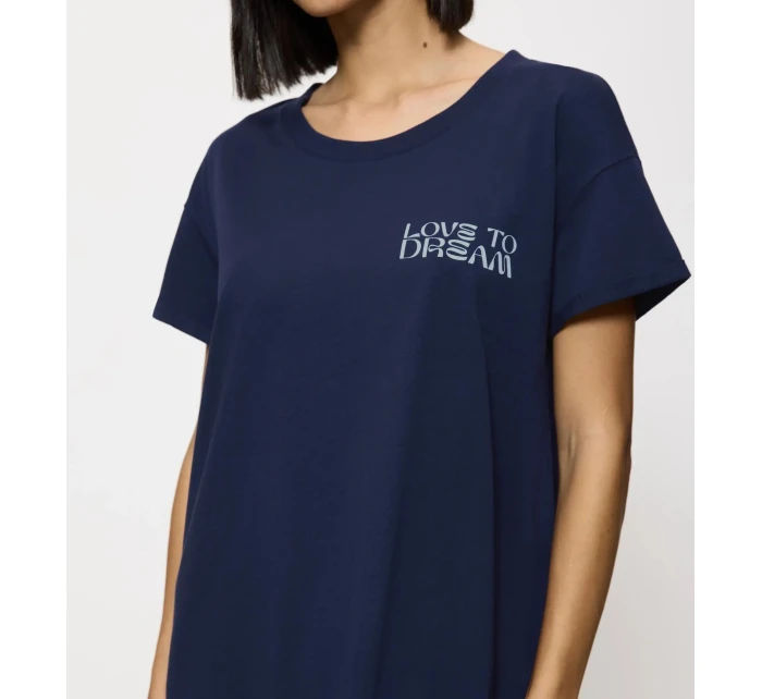 Dámske nočné košele Nočné košele NDK X - BLUE - tmavomodrá 6047 - TRIUMPH