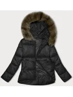 Černá dámská bunda se střihem typu  model 21248007 - S'WEST