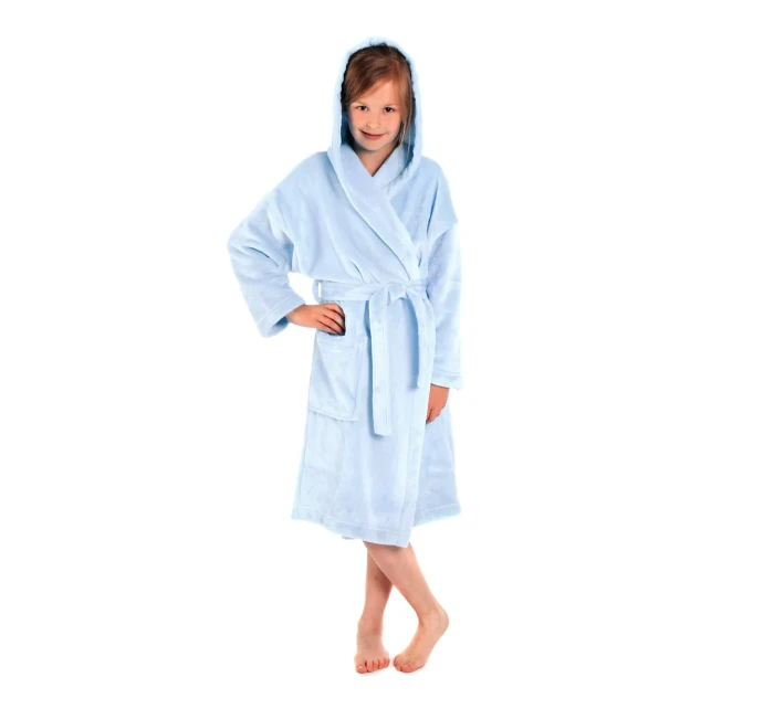 Detský župan Siena s kapucňou 9156 pink pearl - Vestis