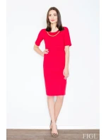 Dámske šaty M446 red - fígľov