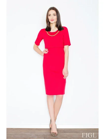 Dámske šaty M446 red - fígľov