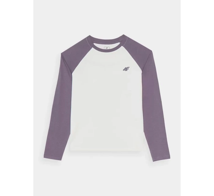 Dievčenské nohavice Regular Plain Sleeve Long Sleeve 4F Junior 4FJWAW24TLONF291-51S Dievčenské nohavice Regular Plain Sleeve Long Sleeve 4F Junior 4FJWAW24TLONF291-51S