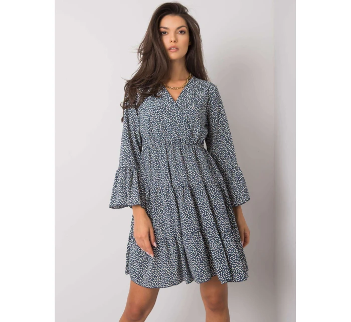 Šaty DHJ SK 8777A.66P tmavomodré