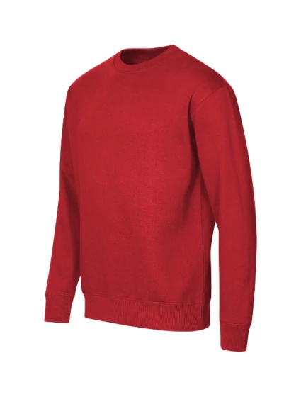 Crew mikina unisex červená Crew mikina unisex červená