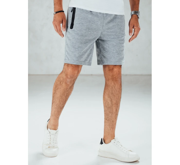 Pánské šedé teplákové šortky Dstreet model 21987829 - FashionStreet