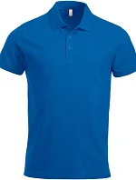 Clique Classic Lincoln S/S Pánske polo tričko z hrubej bavlny 67.8244 kráľovská modrá