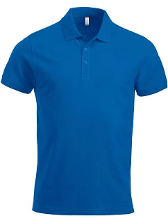 Classic S/S Pánské piqué polo z těžké bavlny royal blue model 22457204 - Clique