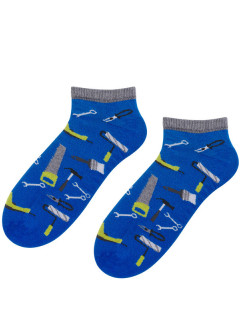 Ponožky Bratex POP-M-131 Blue
