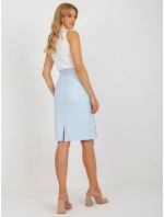 Sukňa LK SD 506633.11 svetlomodrá - FPrice