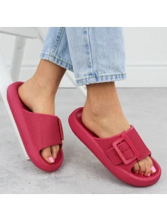 Dámske šľapky RR274A583 Dark pink - Big Star