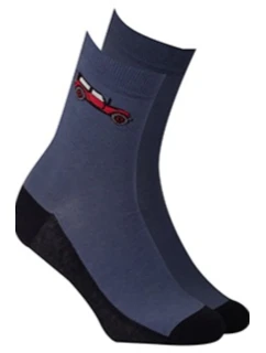 CHLAPČENSKÉ VZOROVANÉ PONOŽKY 11-15 ROKOV W018