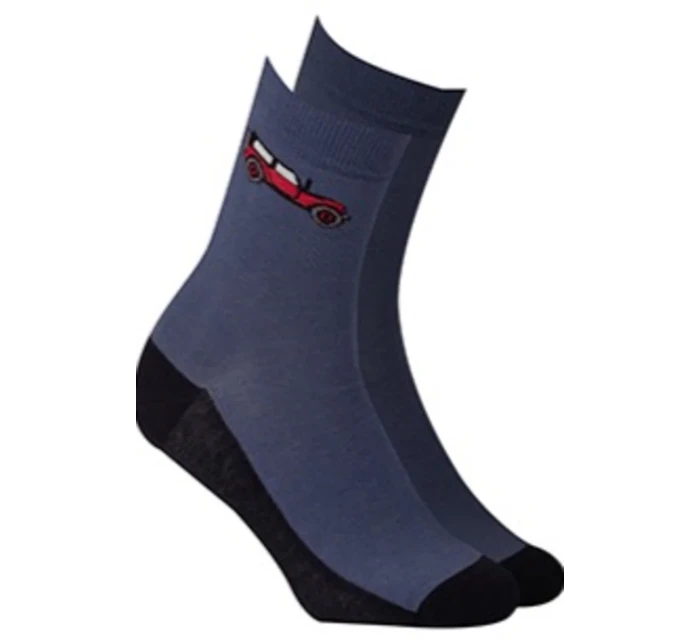 CHLAPČENSKÉ VZOROVANÉ PONOŽKY 11-15 ROKOV W018