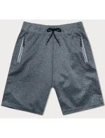 Pánske športové šortky tmavosivé (8K298-5)