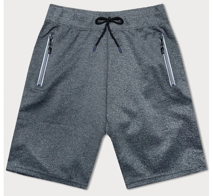 Pánske športové šortky tmavosivé (8K298-5)