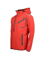 Geographical Norway Softshellová bunda Royaute 068 M WY3252H/GN/Red/Black