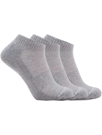 Skechers 3pk Unisex Terry Qtr Crew S111035-039 Šedé 35–38 Skechers 3pk Unisex Terry Qtr Crew S111035-039 Šedé 35–38