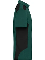 JN Pánské pracovní piqué polo 02. dark green/black model 22532920 - Daiber