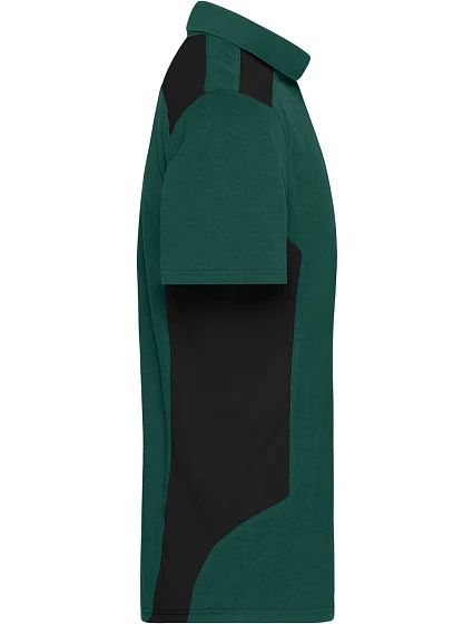 JN Pánské pracovní piqué polo 02. dark green/black model 22532920 - Daiber