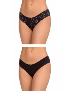 Vamp - Pohodlný dvojdielny set dámskych nohavičiek 15805 - Vamp