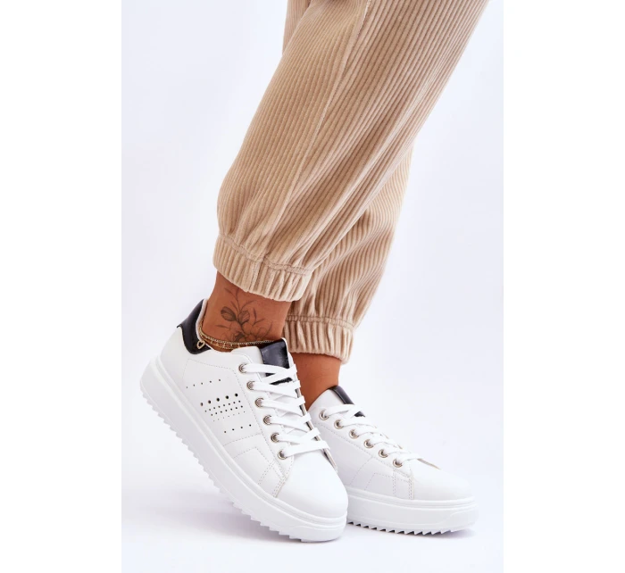 Dámská sportovní obuv bílá a černá Be model 21620265 - Boto