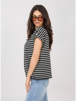 Tričko D12127M02858A čierne