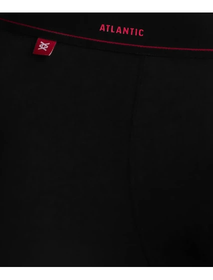 Kvalitné pánske boxerky ATLANTIC PREMIUM - čierne