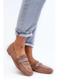 Dámske mokasíny YD6-52 khaki - Soon Her Shoes