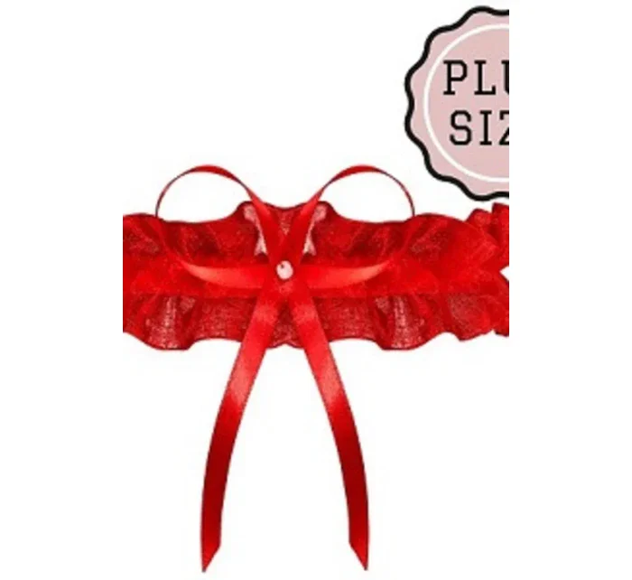 PW-02 ČERVENÉ PODVÄZKY ODESA PLUS SIZE PW-02 ČERVENÉ PODVÄZKY ODESA PLUS SIZE