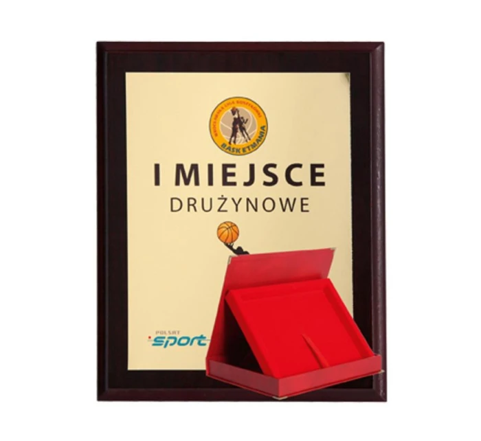 Plastový diplom s farebným dotykovým laminátom + puzdro 305x245 mm