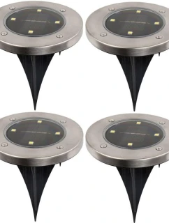 SOLÁRNA LAMPA 4 LED SMD PRE PRELOMENIE KPL.4PCS