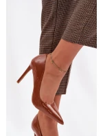 Lakované lodičky z eko kůže Camel model 22037665 - Boto