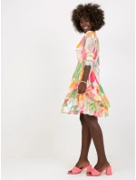 Šaty DHJ SK 0997 1.33X bielo-ružové Šaty DHJ SK 0997 1.33X bielo-ružové