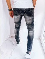 Pánske čierne džínsové nohavice Dstreet UX3999